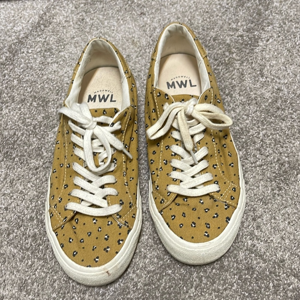 Madewell sidewalk low top sneakers